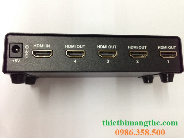 Bộ chia HDMi 4 cổng Y-C1004 Unitec